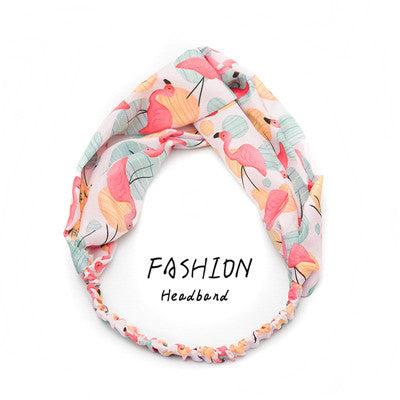 Avocado Elastic Cross Makeup Headband