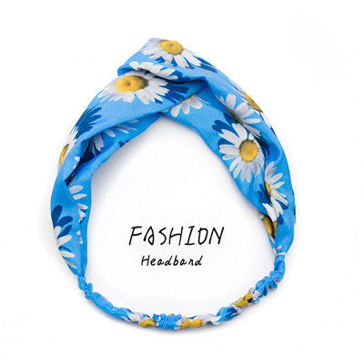 Avocado Elastic Cross Makeup Headband