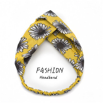Avocado Elastic Cross Makeup Headband