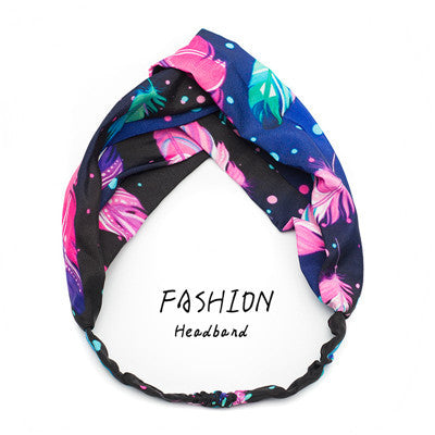 Avocado Elastic Cross Makeup Headband