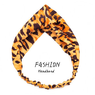 Avocado Elastic Cross Makeup Headband