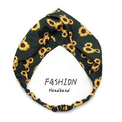 Avocado Elastic Cross Makeup Headband