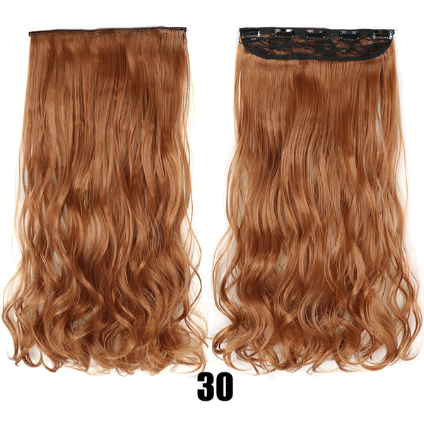 Women's Big Wavy Long Curly Hair Clipping Extensions Are Naturally Fluffy And No Trace