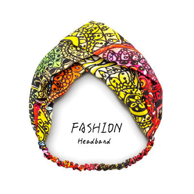 Avocado Elastic Cross Makeup Headband