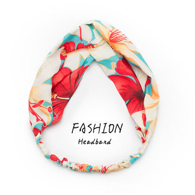 Avocado Elastic Cross Makeup Headband
