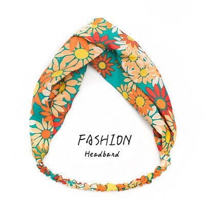 Avocado Elastic Cross Makeup Headband