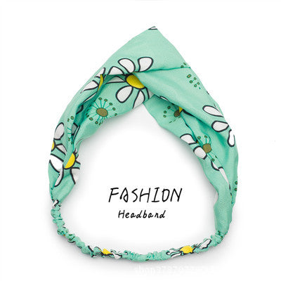 Avocado Elastic Cross Makeup Headband