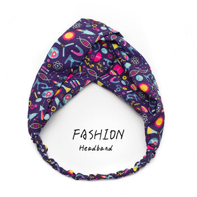 Avocado Elastic Cross Makeup Headband