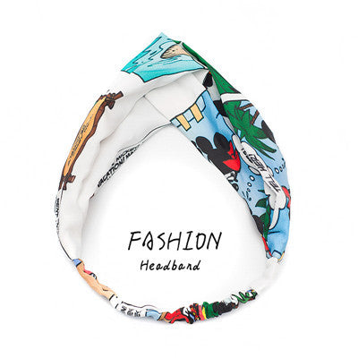 Avocado Elastic Cross Makeup Headband