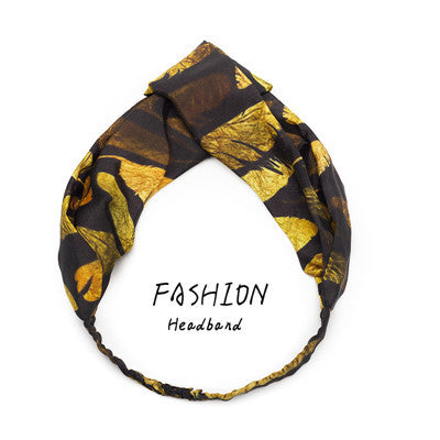 Avocado Elastic Cross Makeup Headband