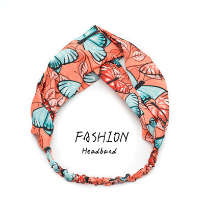 Avocado Elastic Cross Makeup Headband
