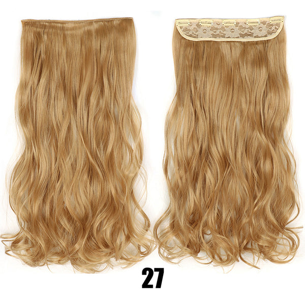 Women's Big Wavy Long Curly Hair Clipping Extensions Are Naturally Fluffy And No Trace