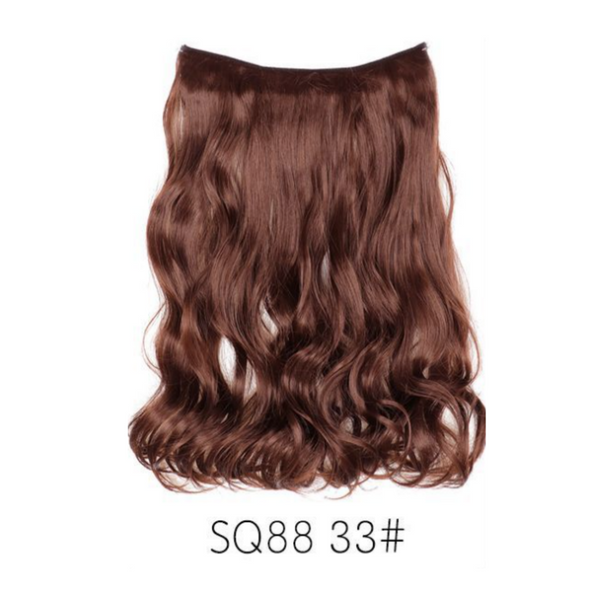 Women's Big Wavy Long Curly Hair Clipping Extensions Are Naturally Fluffy And No Trace