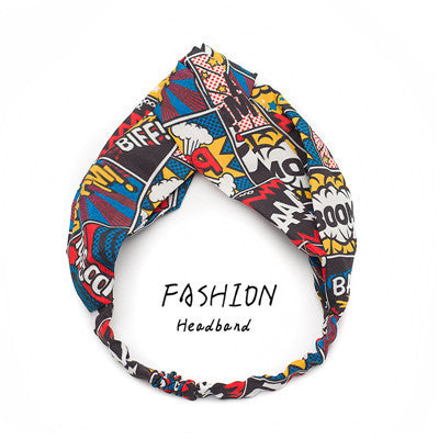 Avocado Elastic Cross Makeup Headband