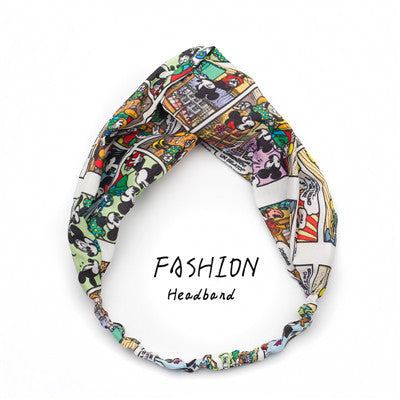 Avocado Elastic Cross Makeup Headband