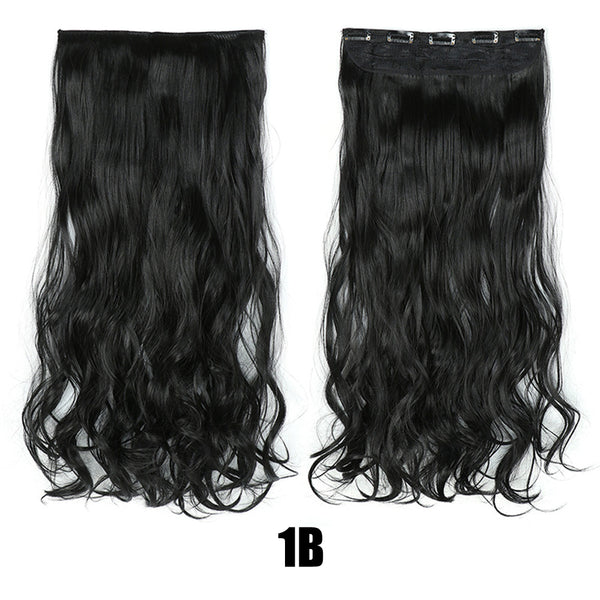 Women's Big Wavy Long Curly Hair Clipping Extensions Are Naturally Fluffy And No Trace