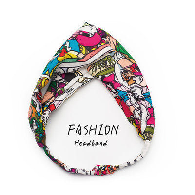 Avocado Elastic Cross Makeup Headband