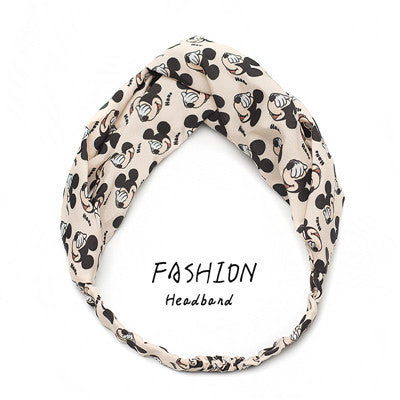 Avocado Elastic Cross Makeup Headband