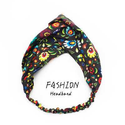 Avocado Elastic Cross Makeup Headband
