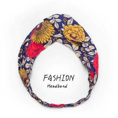 Avocado Elastic Cross Makeup Headband