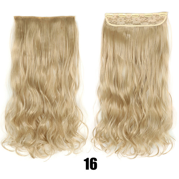 Women's Big Wavy Long Curly Hair Clipping Extensions Are Naturally Fluffy And No Trace