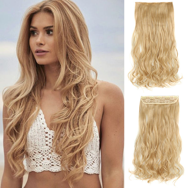 Women's Big Wavy Long Curly Hair Clipping Extensions Are Naturally Fluffy And No Trace
