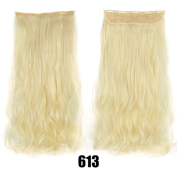 Women's Big Wavy Long Curly Hair Clipping Extensions Are Naturally Fluffy And No Trace