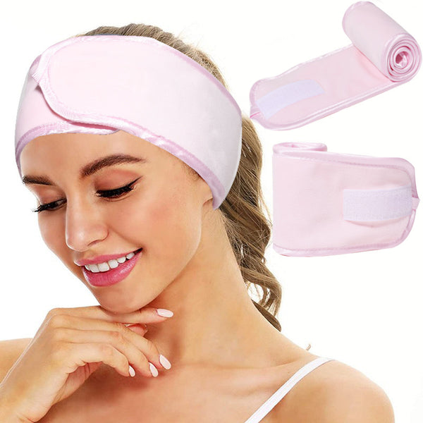 Thickened Printed Velcro Stretch Makeup Headband