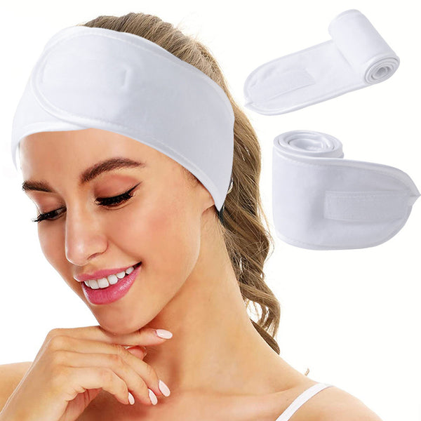 Thickened Printed Velcro Stretch Makeup Headband
