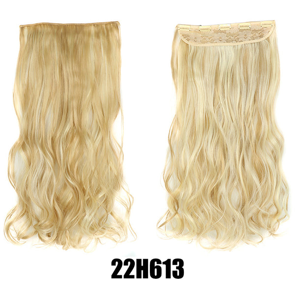 Women's Big Wavy Long Curly Hair Clipping Extensions Are Naturally Fluffy And No Trace