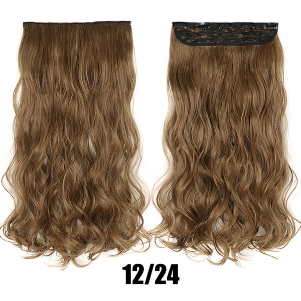 Women's Big Wavy Long Curly Hair Clipping Extensions Are Naturally Fluffy And No Trace